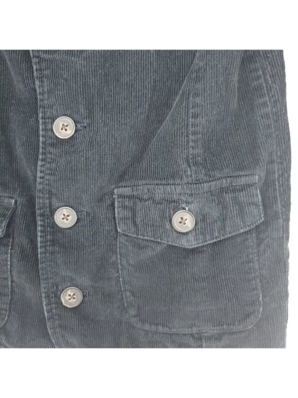 Gymboree Corduroy Blazer Jacket Boys Youth Small 5-6 Black Button Pockets